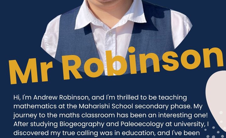 Image of Welcome Mr. Robinson