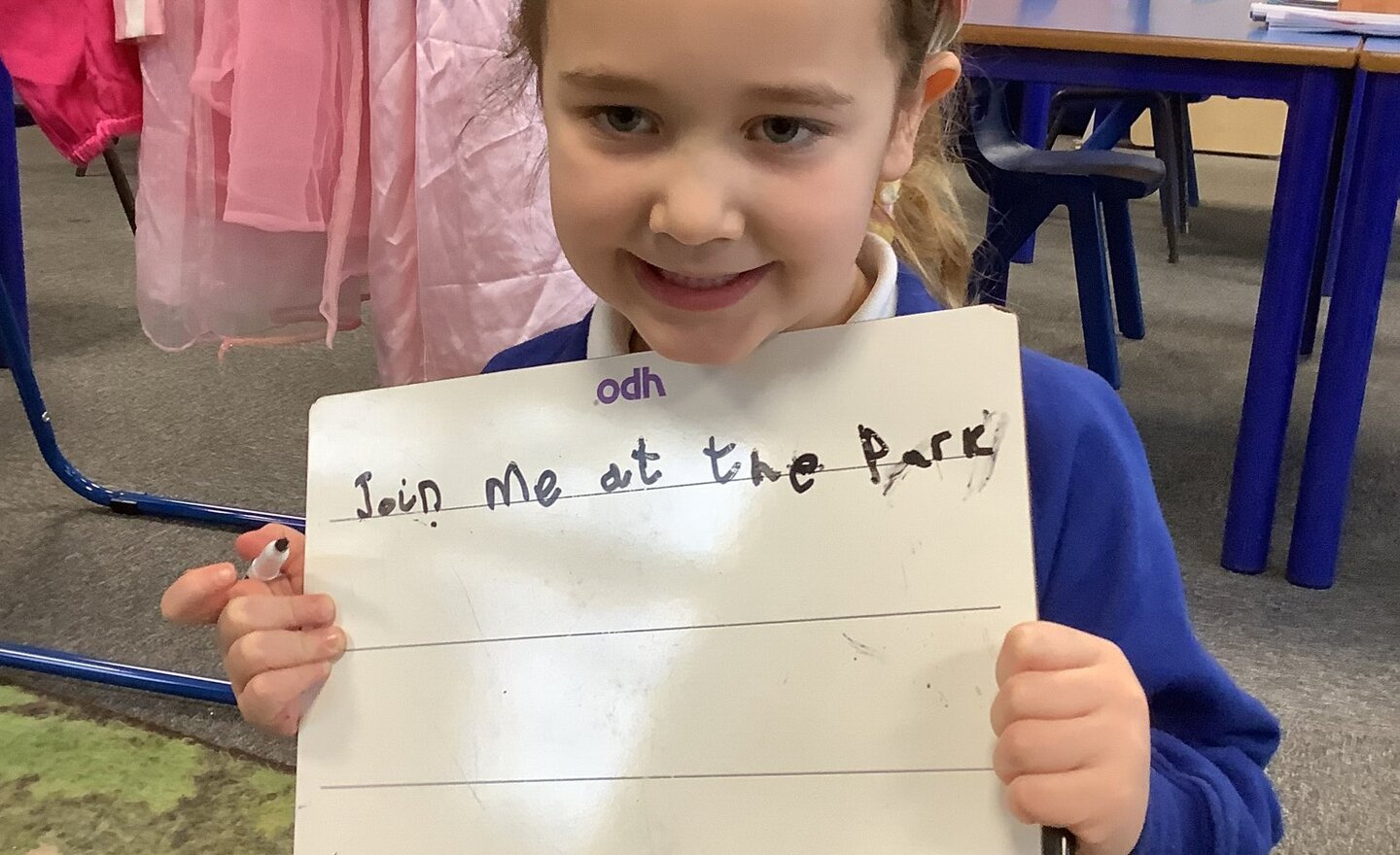 Image of Writing sentences