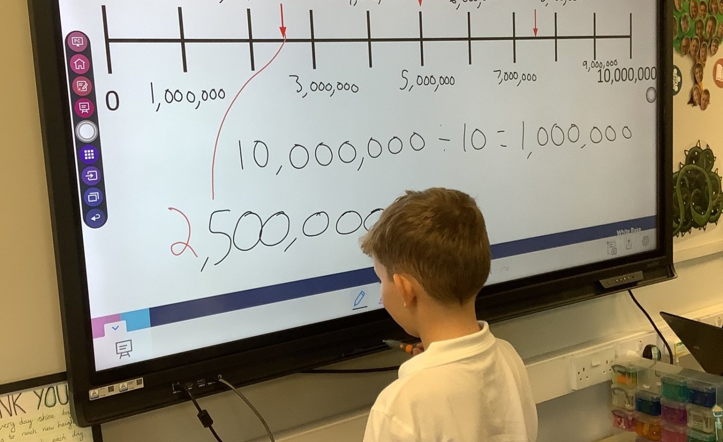 Image of Number lines to 10,000,000