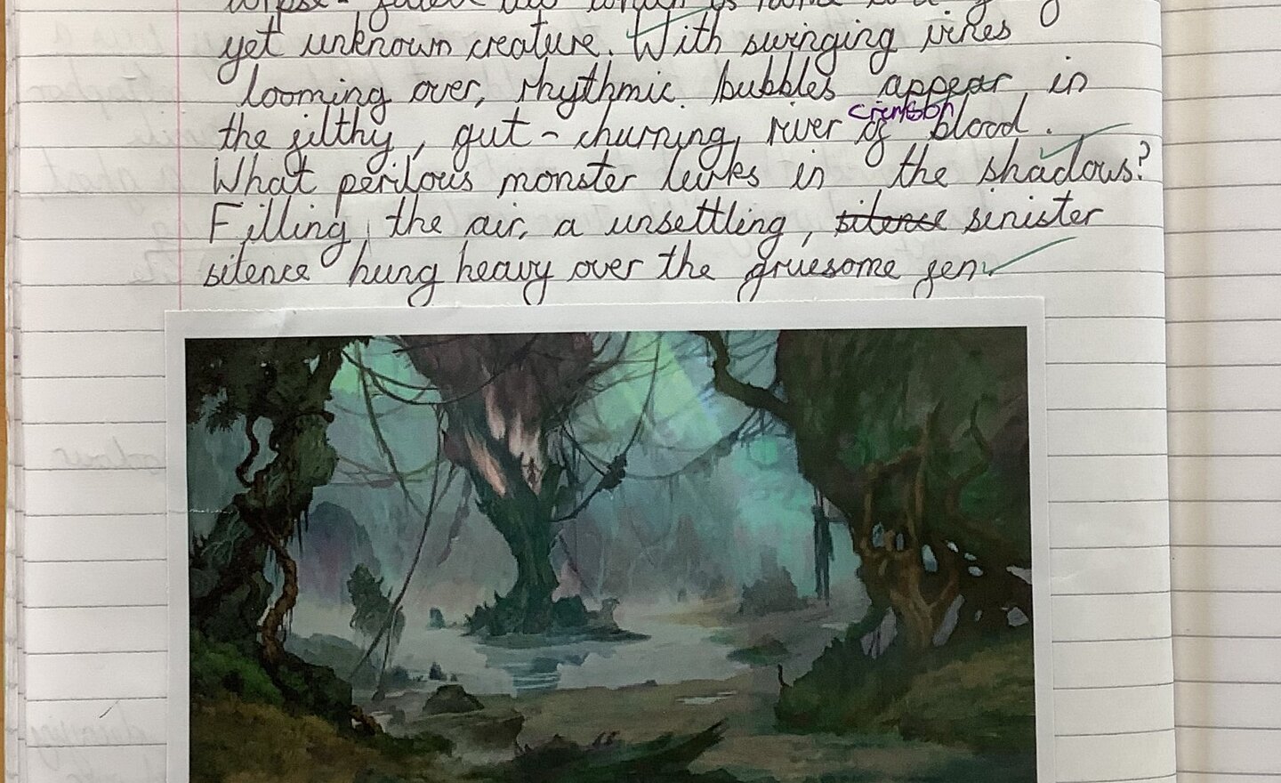 Image of Grendel’s lair description