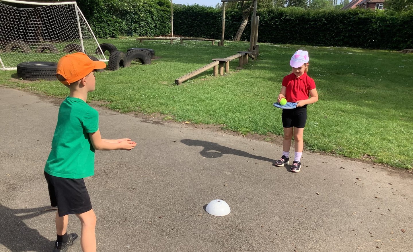Image of PE in the sun