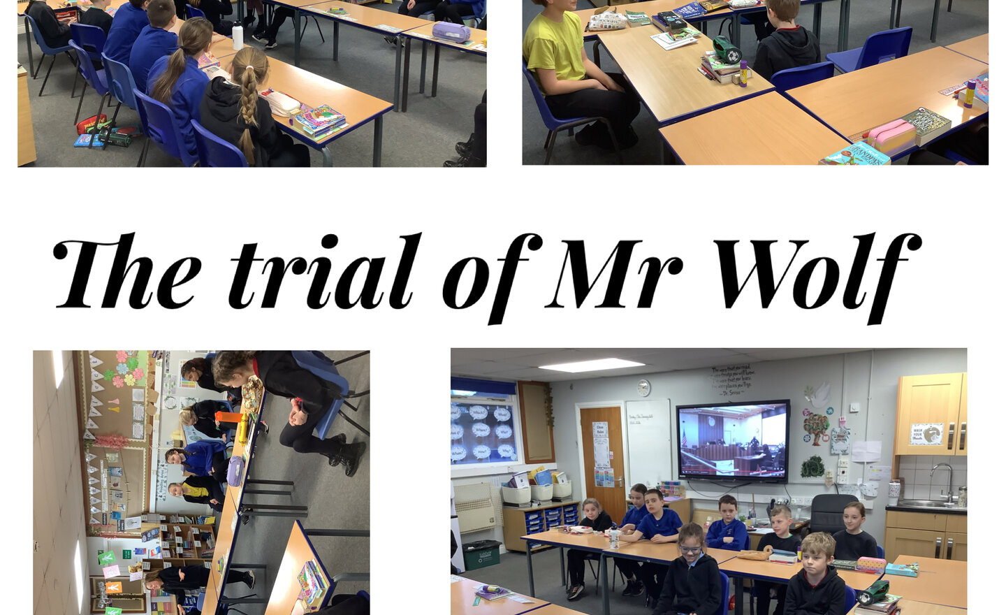 Image of Oak Class Explores the Justice System with a Courtroom Reenactment