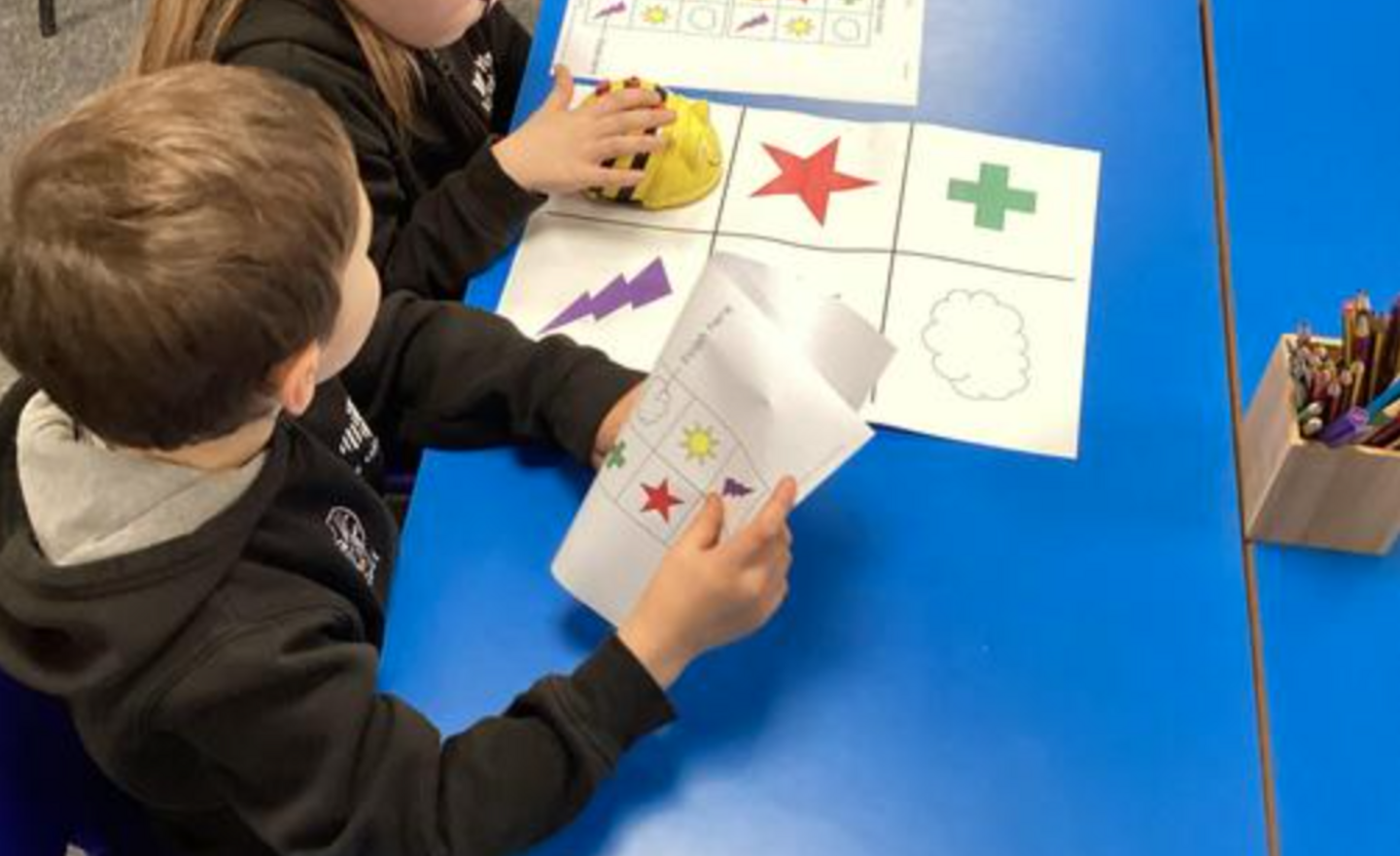 Image of Moving bee bot left and right