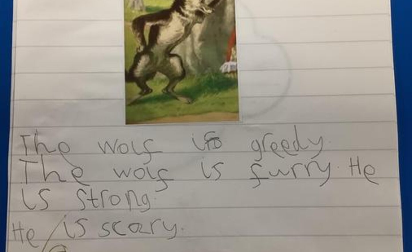 Image of Some of our amazing writing this week! 