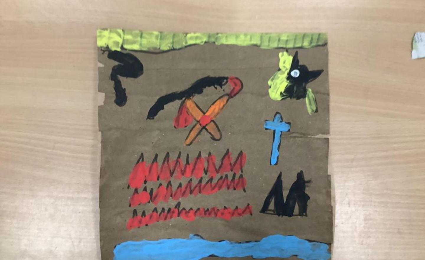 Image of Our finished Egyptian artwork!