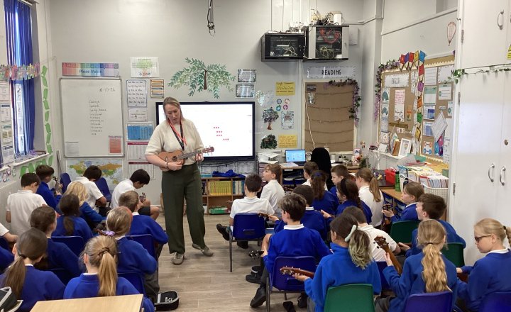 Image of Ukulele lesson fun!!