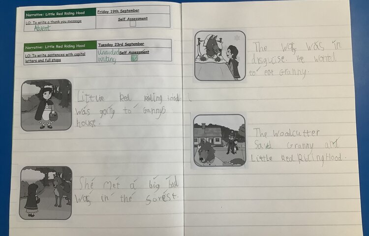 Image of Year 1 Little Red Riding Hood 