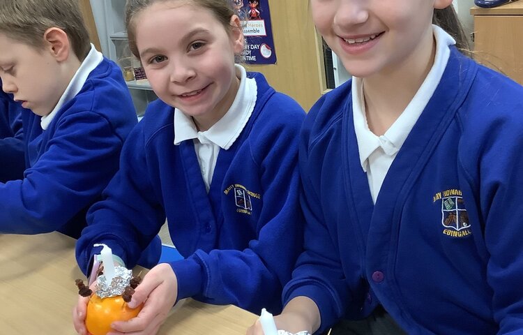 Image of Christingle Preparation!