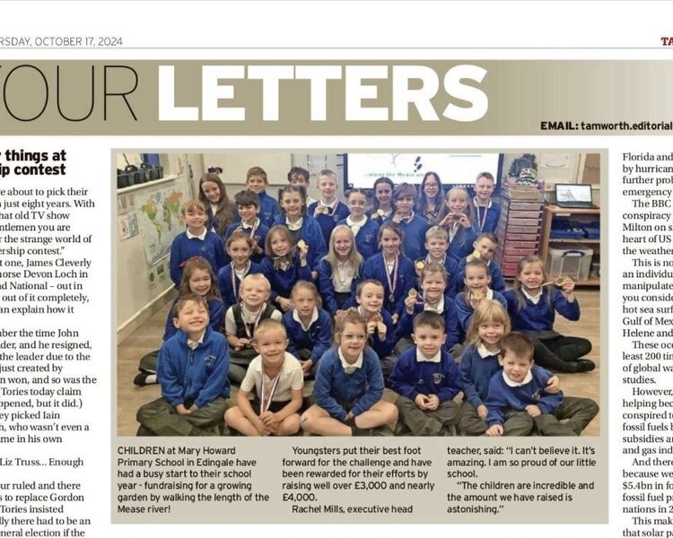 Image of Celebrating Our Achievements: Featured in the Tamworth Herald!