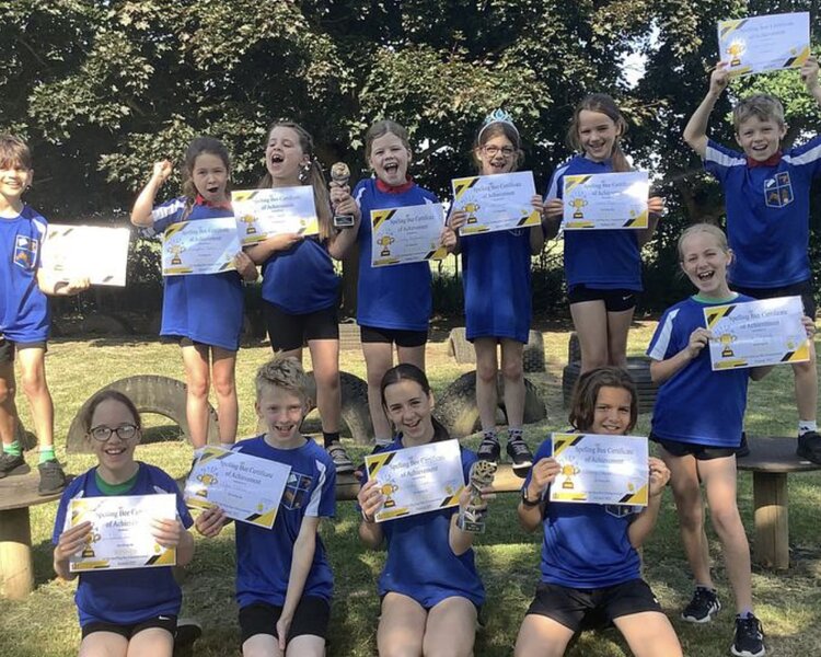 Image of TSSMAT Spelling Bee Champions