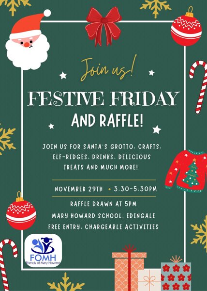 Image of Festive Friday and Raffle