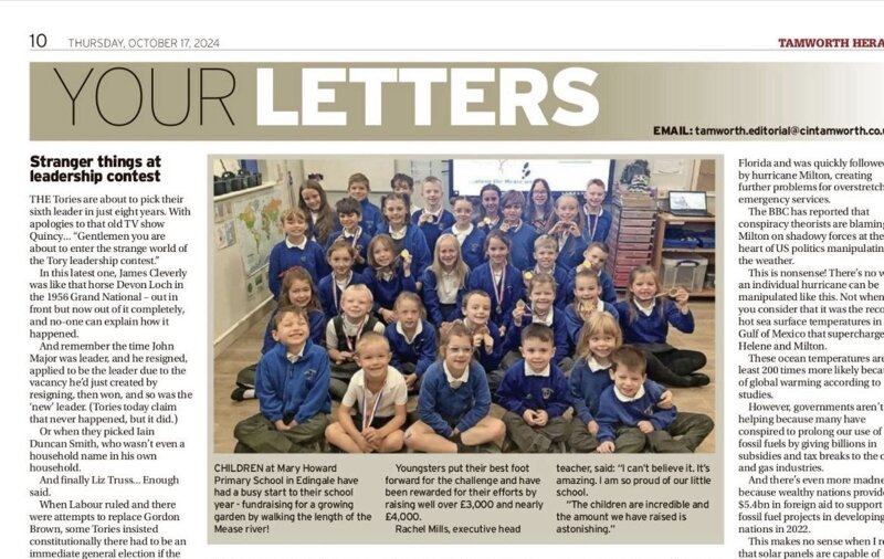 Image of Celebrating Our Achievements: Featured in the Tamworth Herald!