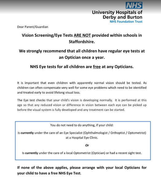 Image of NHS Eye Tests