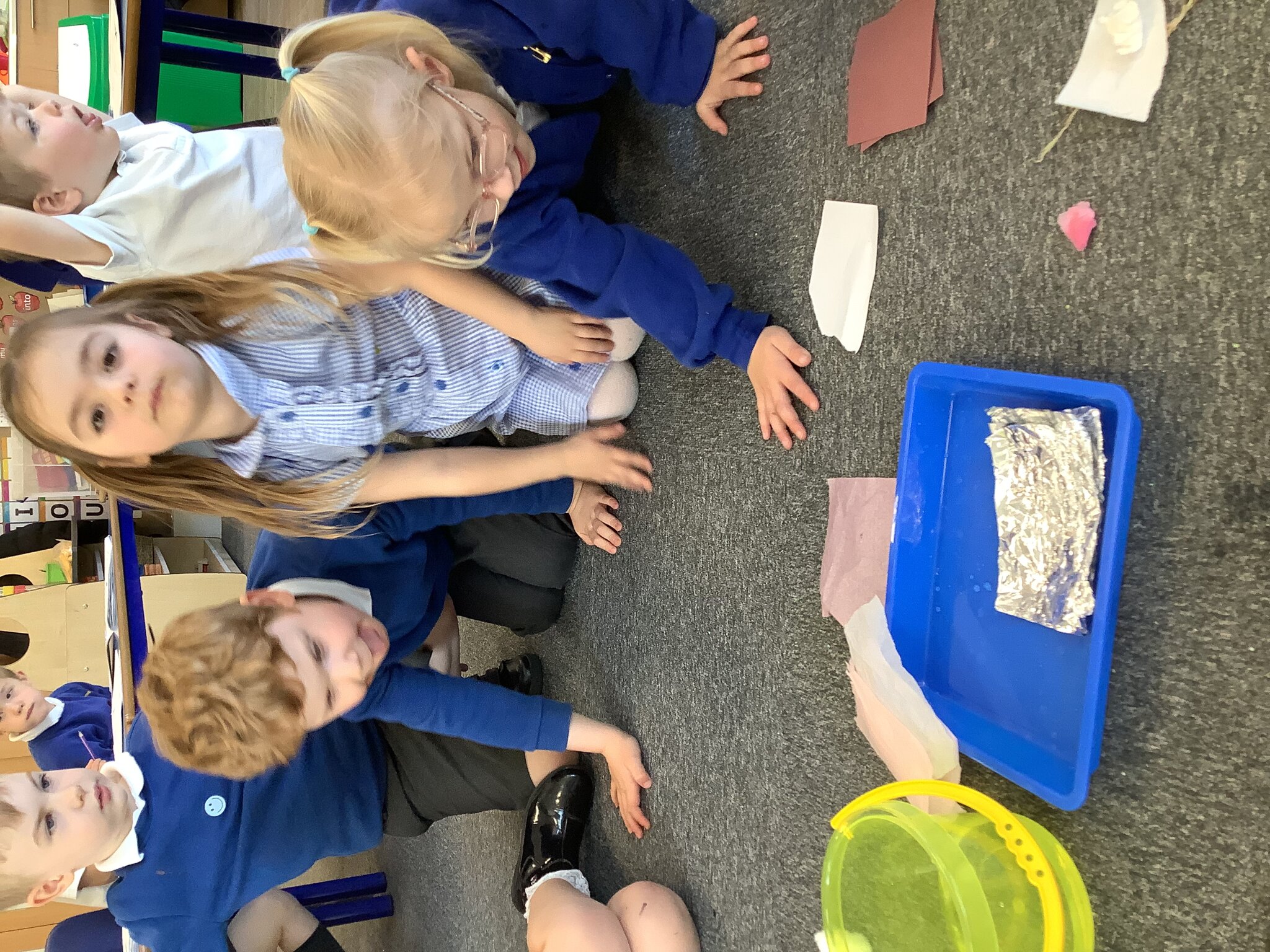 Image of Investigating absorbency and water play
