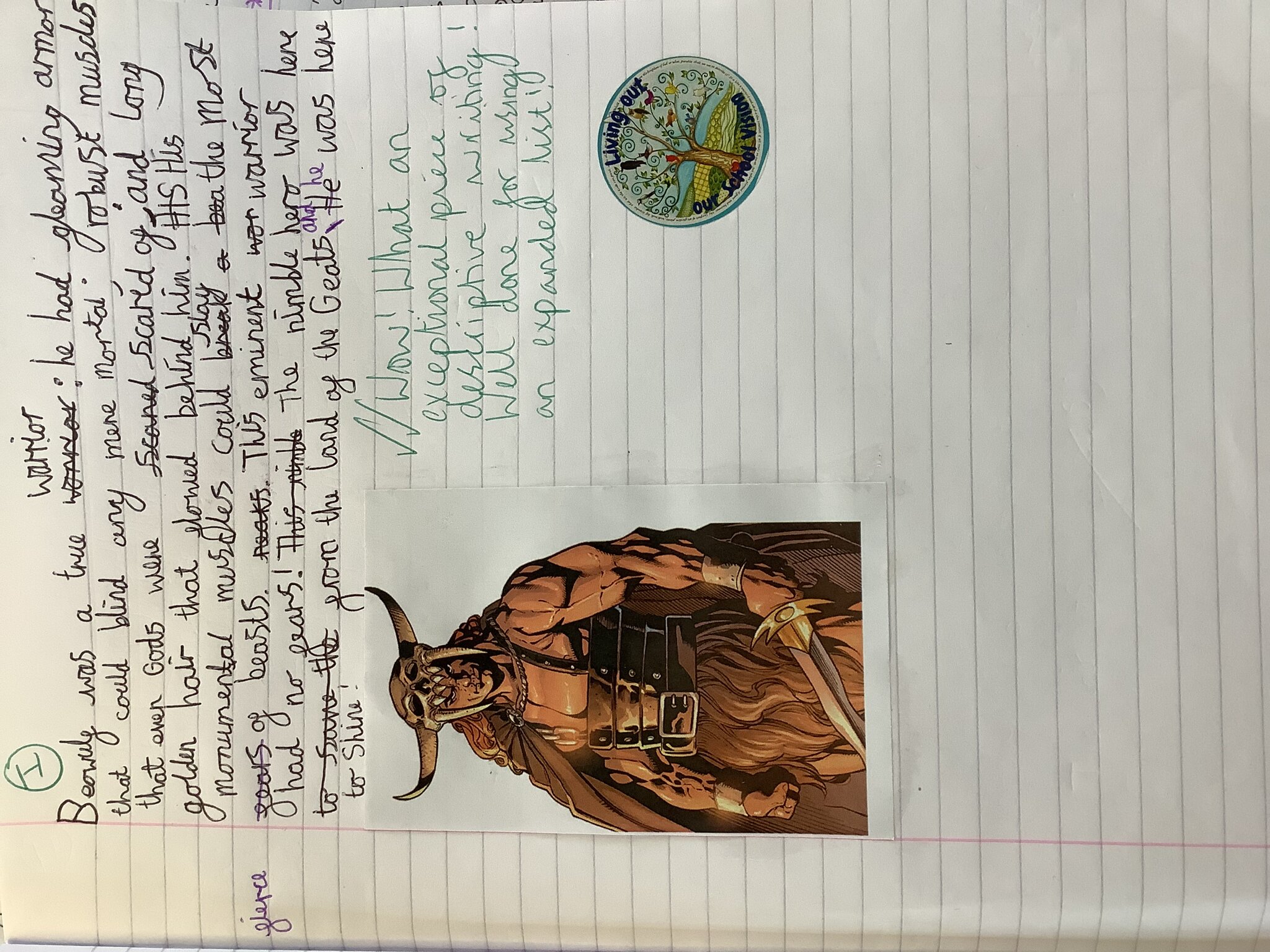 Image of Beowulf character descriptions