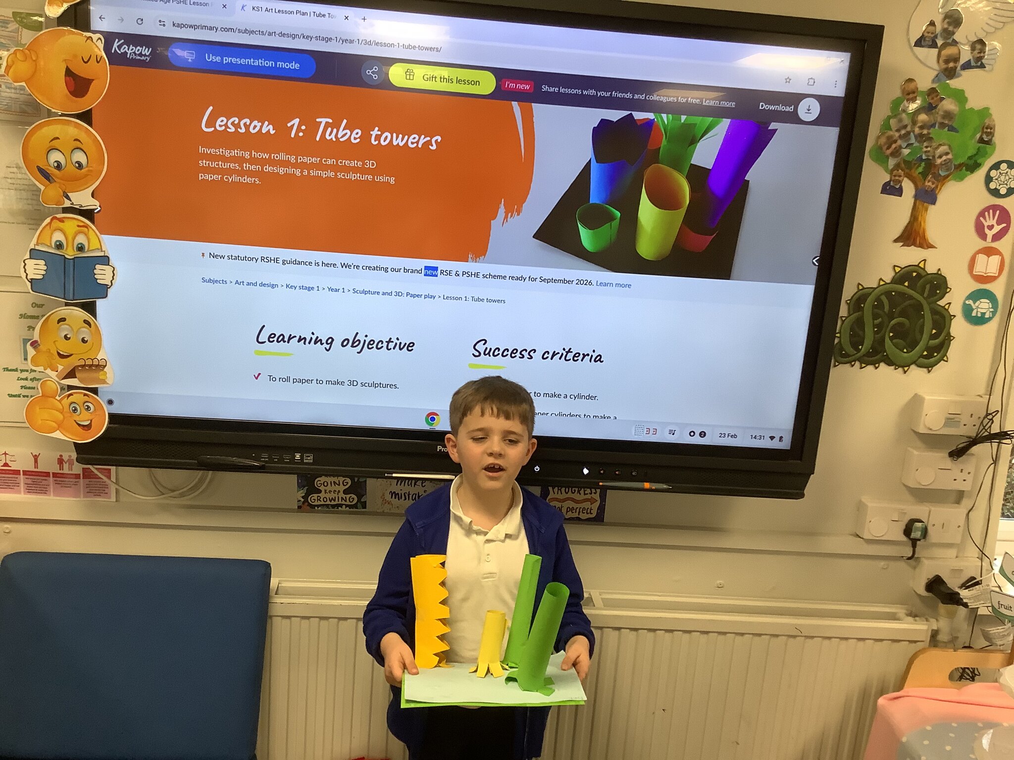 Image of DT Paper sculptures