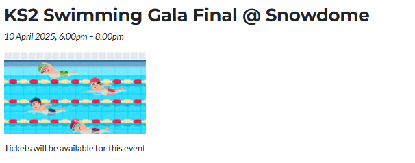 Image of Swimming Final