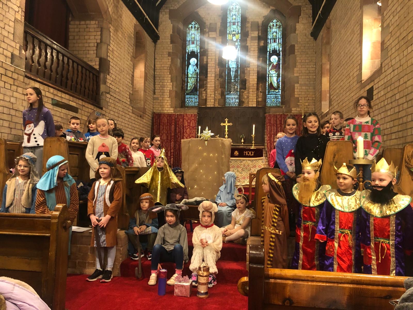 Image of A Beautiful Nativity Performance at Holy Trinity Church, Edingale