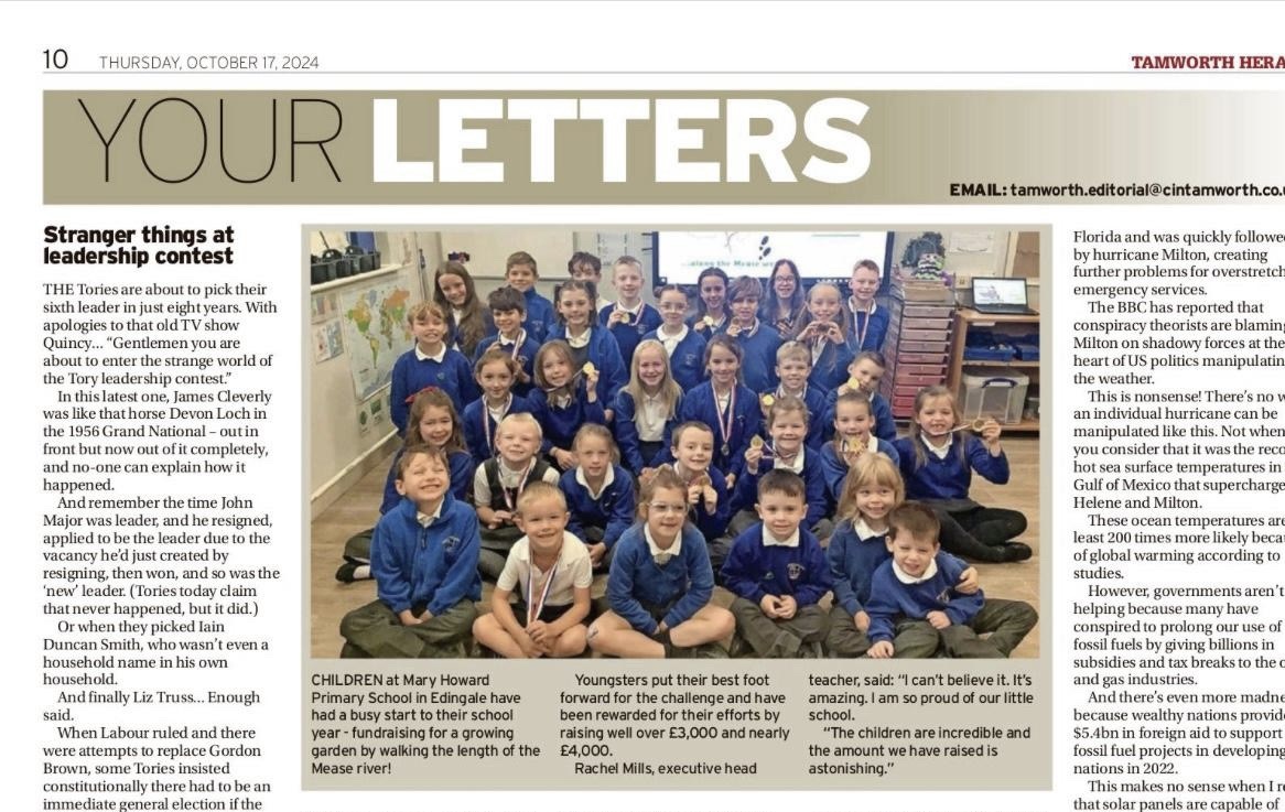 Image of Celebrating Our Achievements: Featured in the Tamworth Herald!