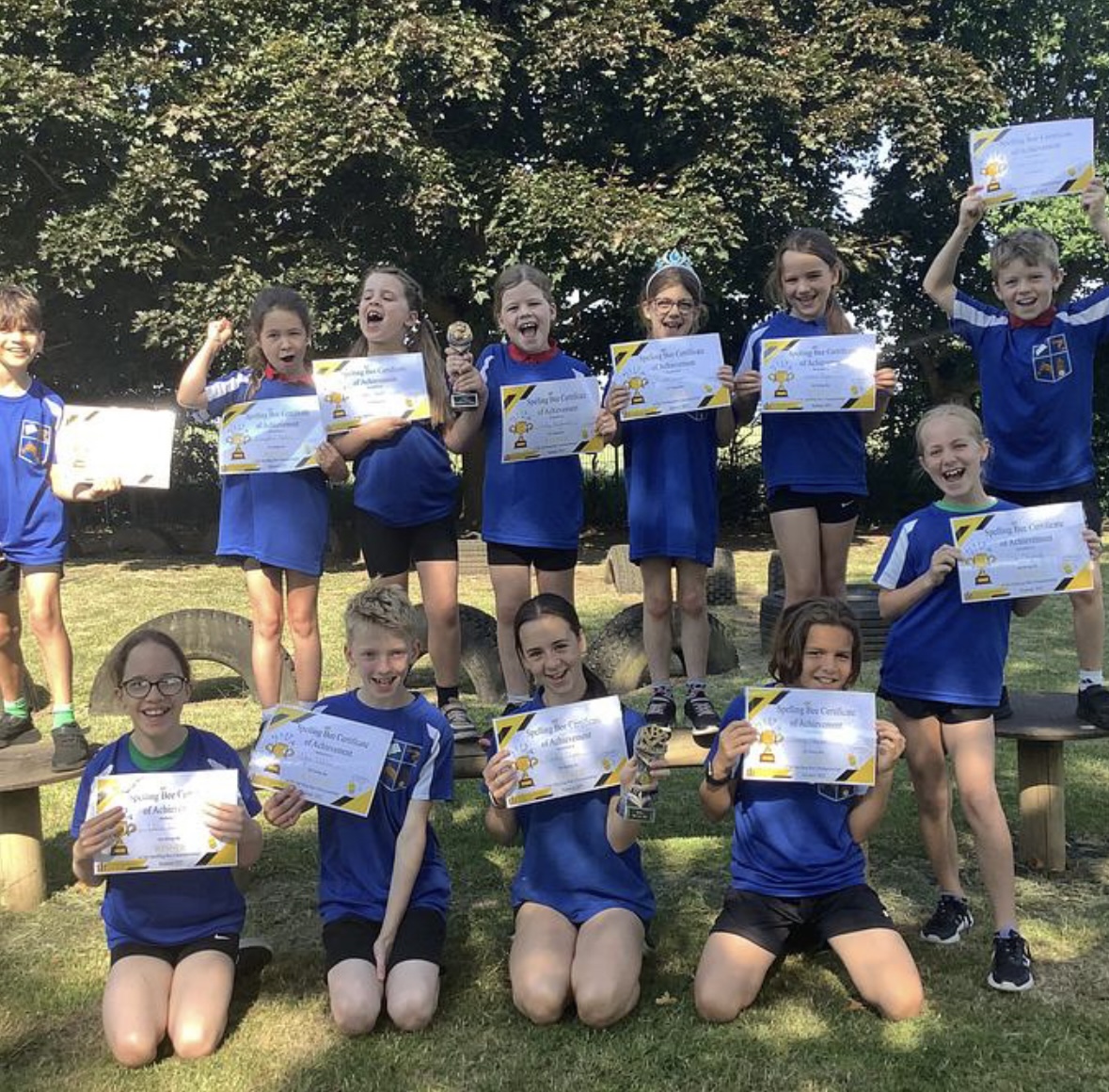 Image of TSSMAT Spelling Bee Champions