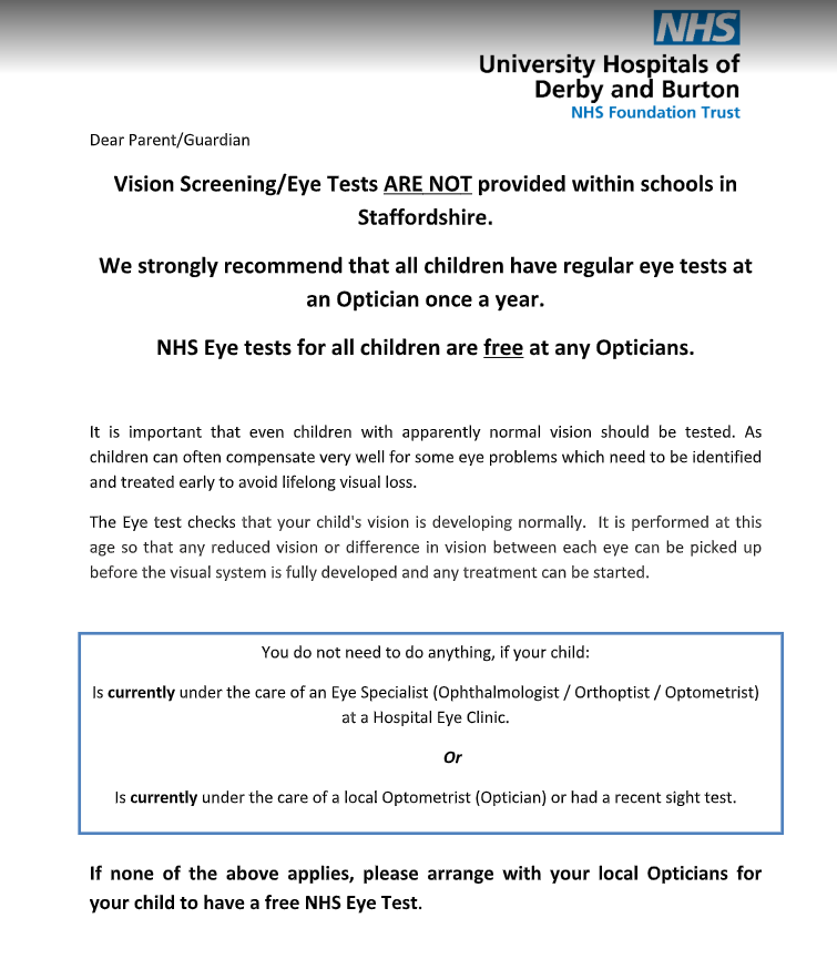 Image of NHS Eye Tests