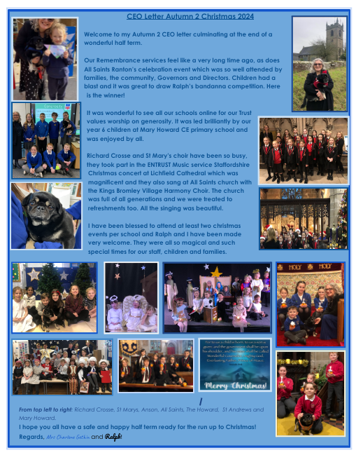 Image of Christmas Message from CEO Mrs Gethin