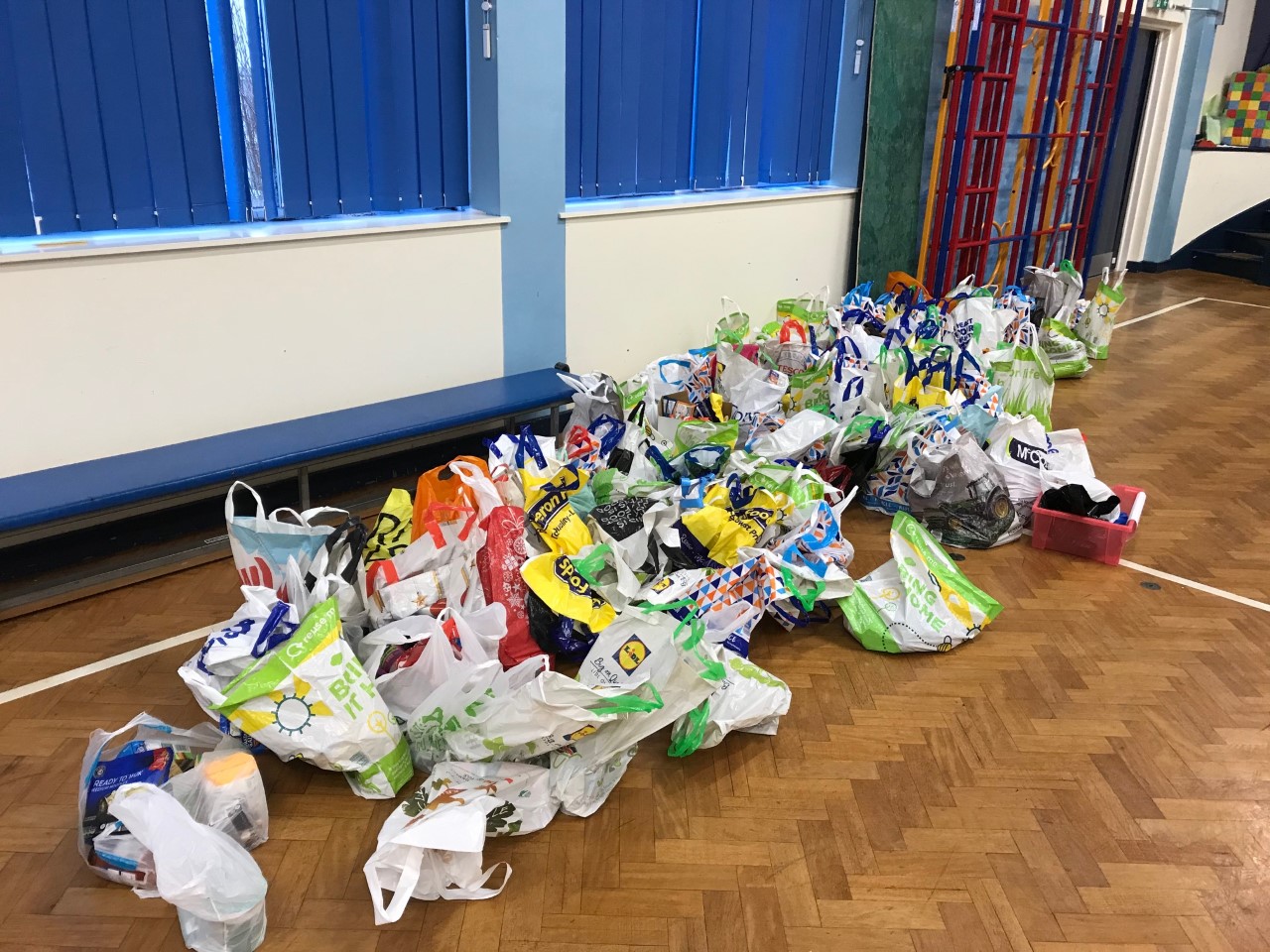 Image of Christmas foodbank donations