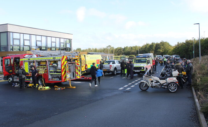 Image of Vehicles at Work Day