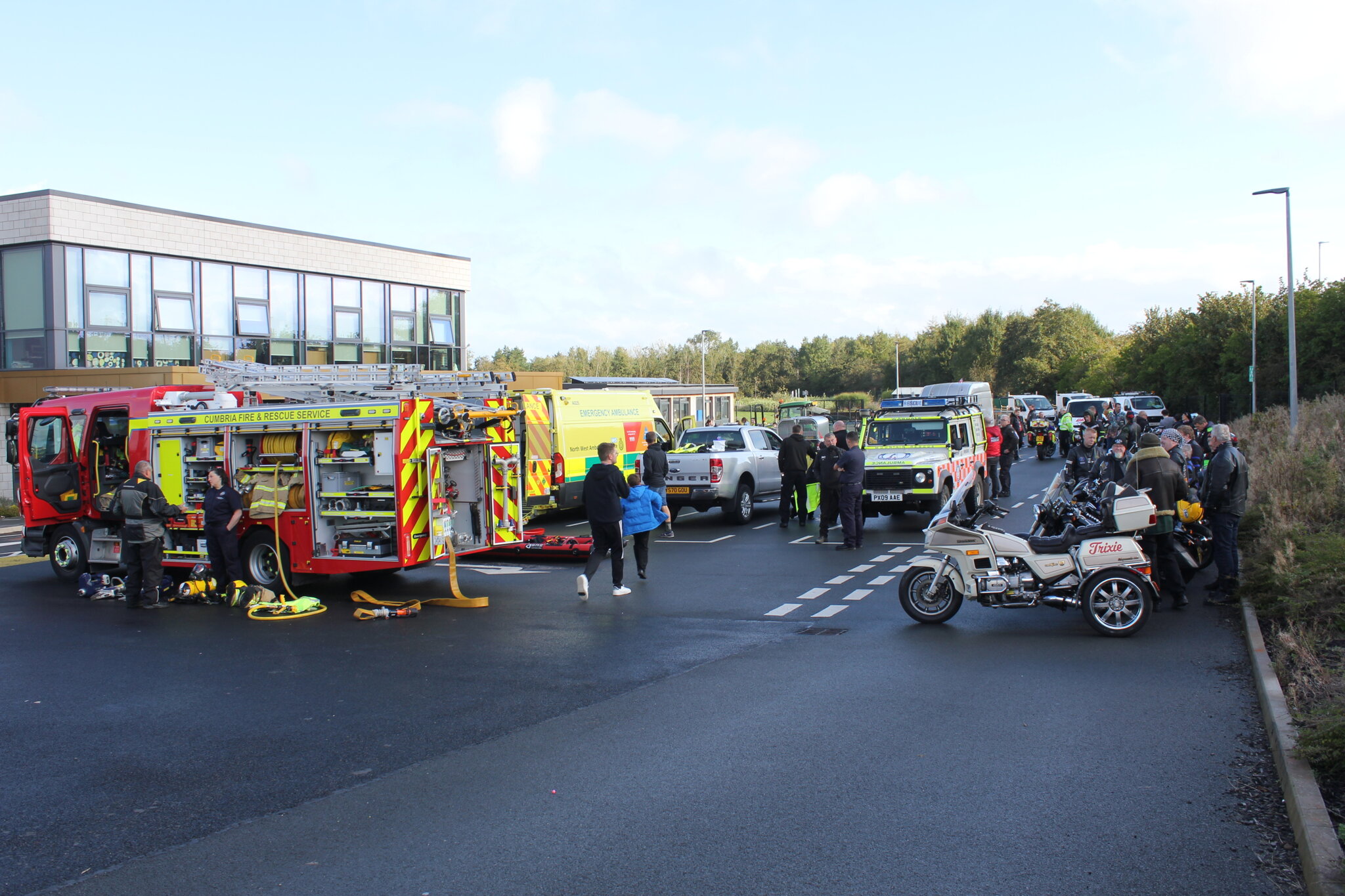 Image of Vehicles at Work Day