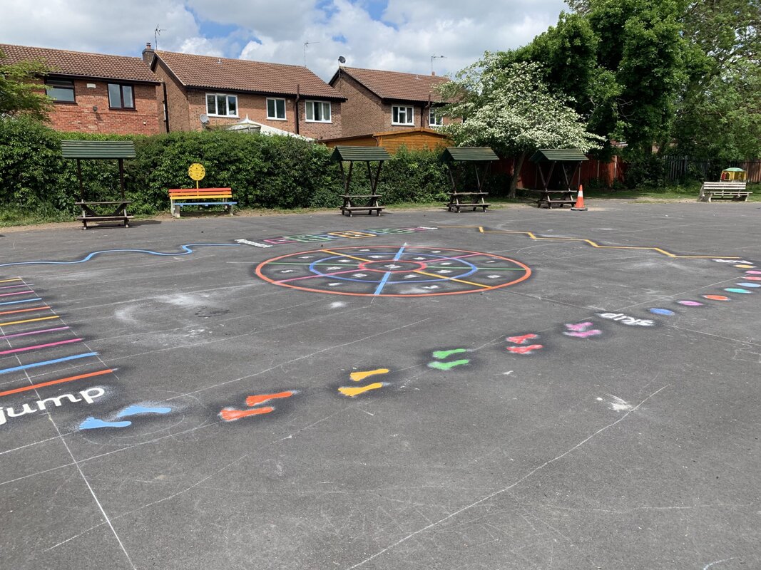 Image of New Playground Markings