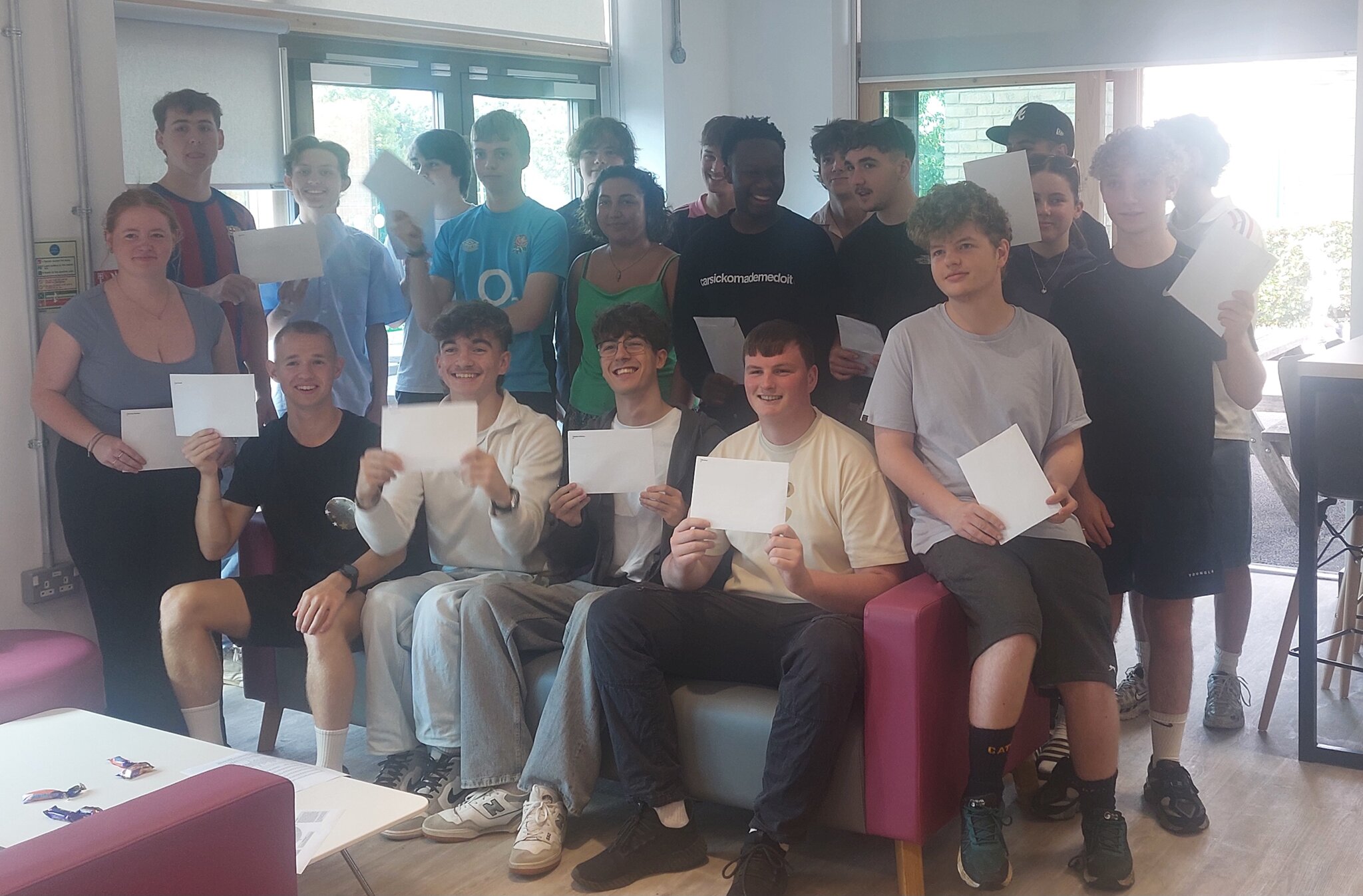 Image of Sixth Form Students Celebrate Results Day Success 