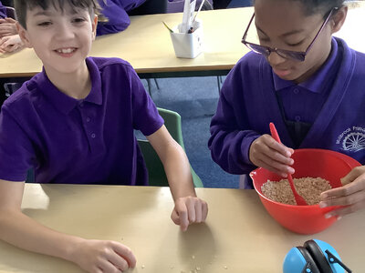 Image of Anglo Saxon Cake making