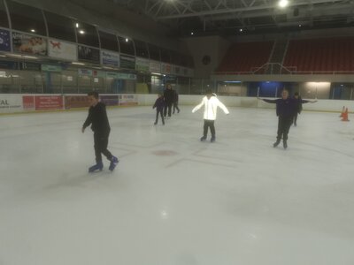 Image of Falcons Ice Skating