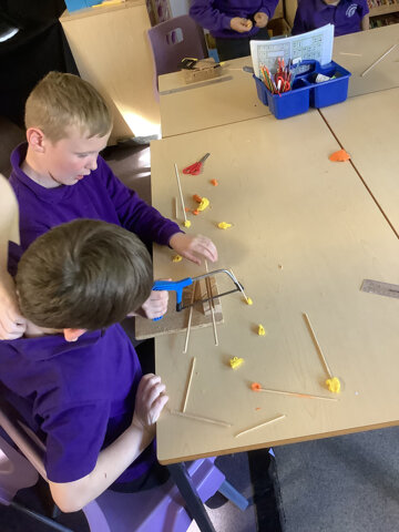 Image of Year 3 and 4 Earthquake structures 