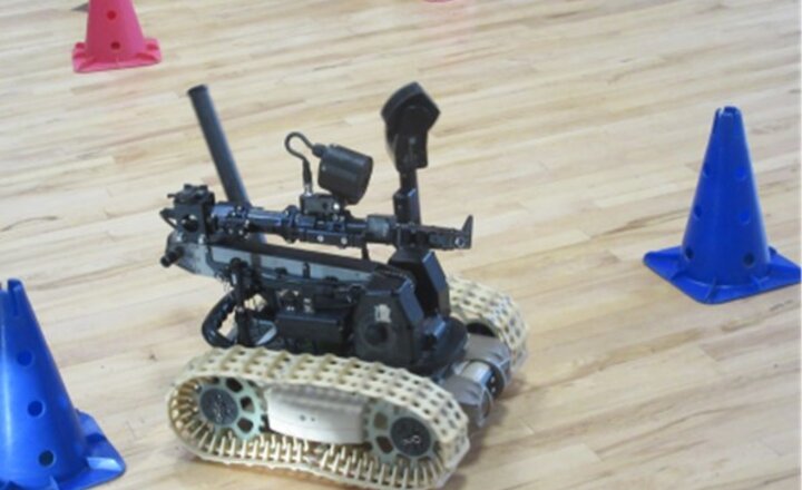 Image of Bomb disposal robot visit!
