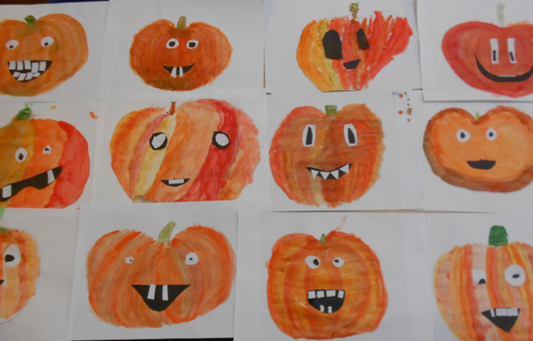 Image of Art Club's Pumpkin Party