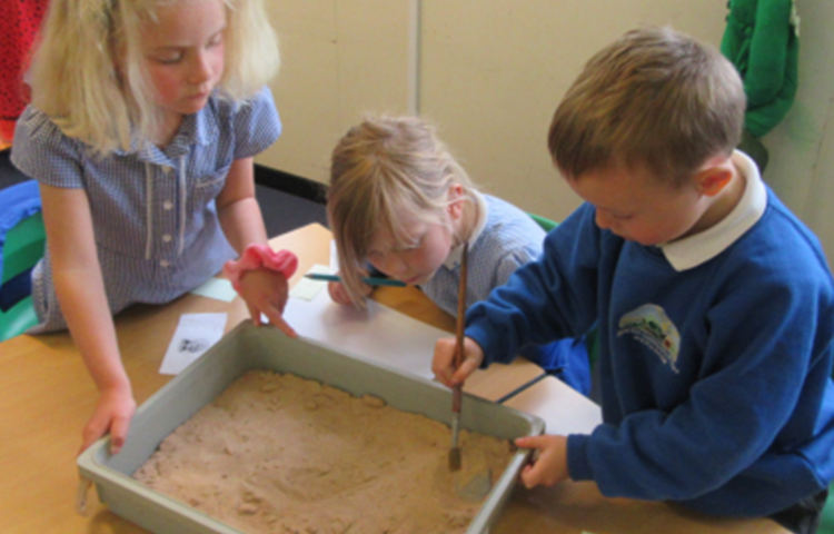 Image of Class 1 & 2's Fossil Finding Fun