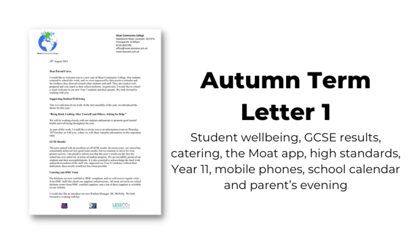 Image of 2024 Autumn Term Letter 1