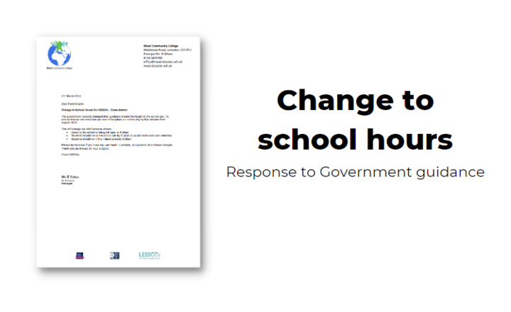 Image of Change to School Hours for 2023/24 - Consultation