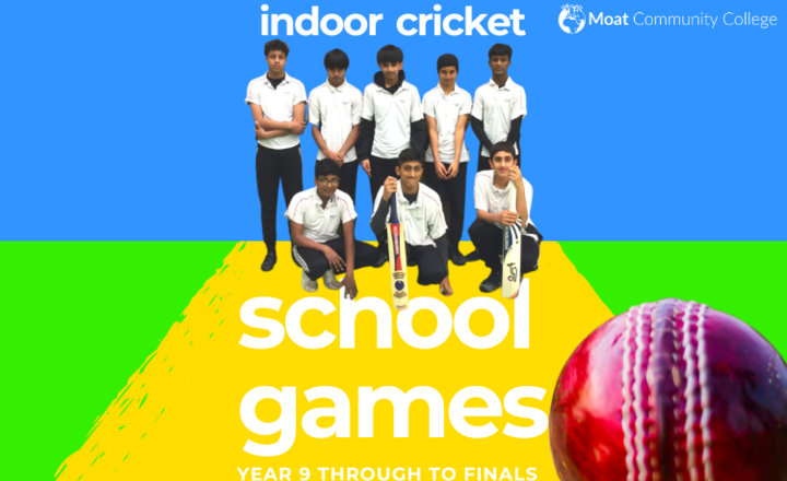 Image of Year 9 team through to Indoor Cricket School Games final