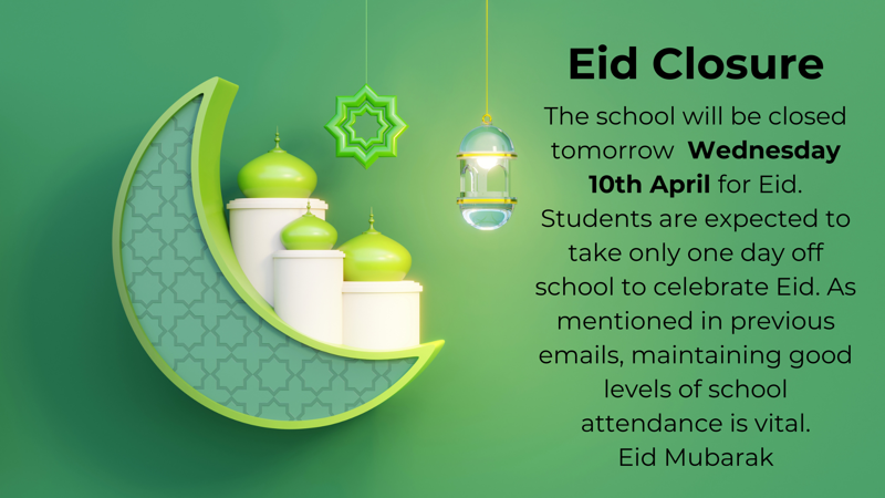 Image of Eid Closure