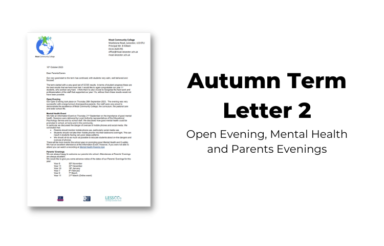 Image of 2023 Autumn Term Letter 2