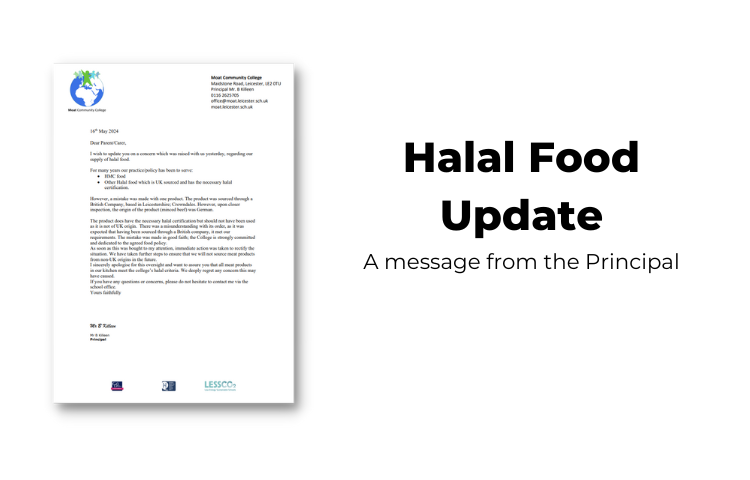 Image of 2024 Summer Term Halal Food Update