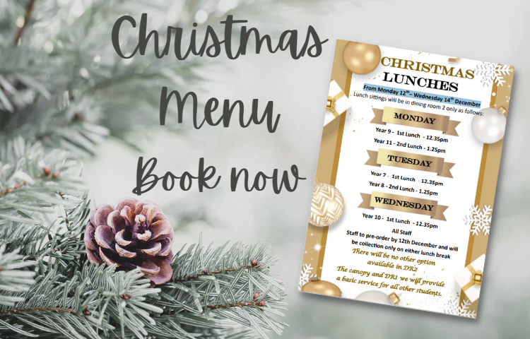 Image of Take a look at our fantastic Christmas menu