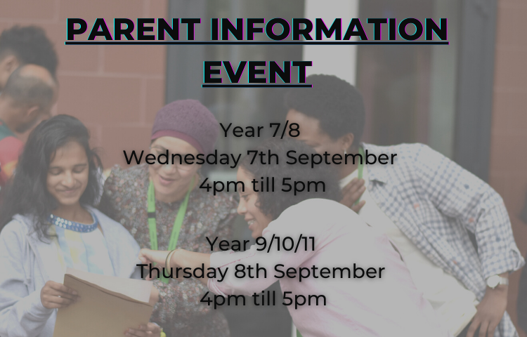 Image of Year 7/8 Parent Information Event