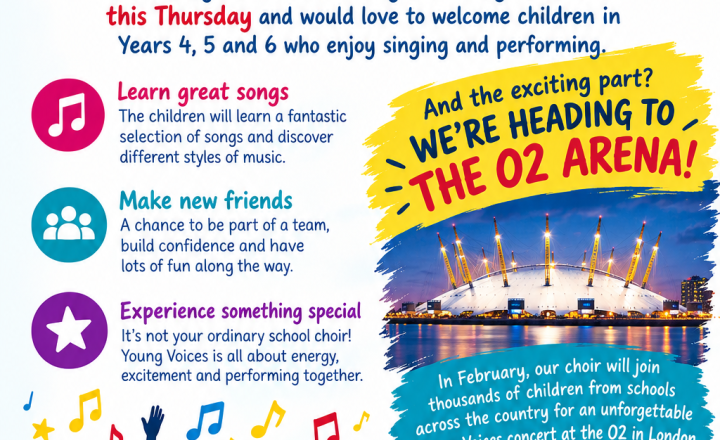 Image of Young Voices Choir Club Years 4 to 6