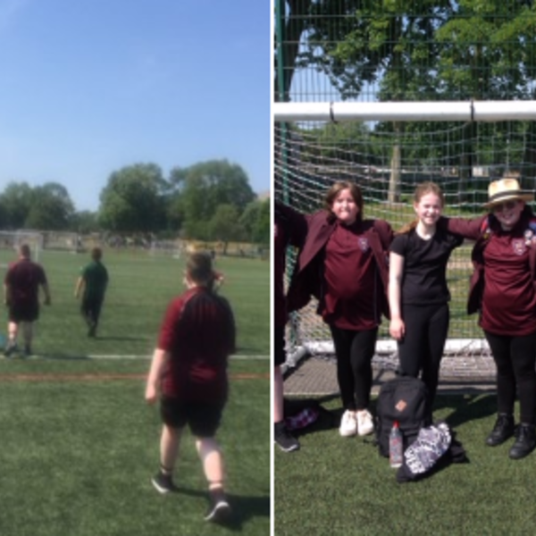 Image of Year 7 and 8: We competed in a 6 a side PAN-Ability Football Competition on Friday at Stanley Park.