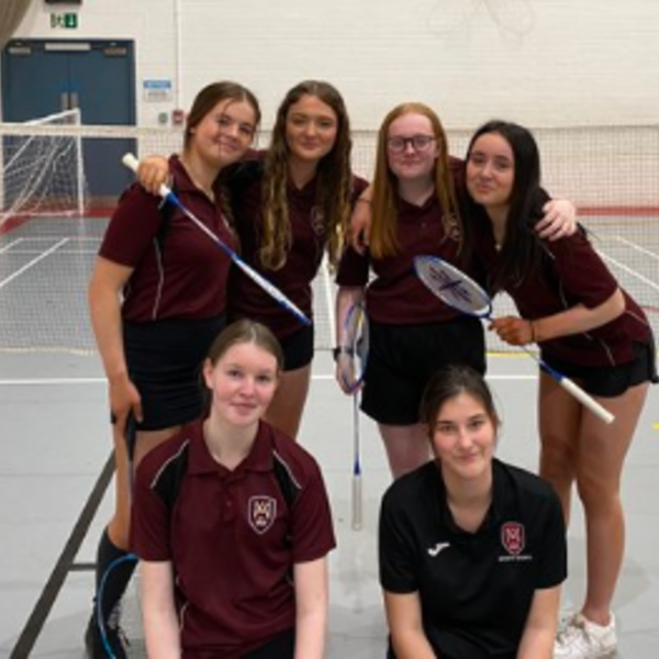 Image of Year 10: On Tuesday the Year 10 Girls were superb as they took on three other schools from Blackpool in the local badminton competition.