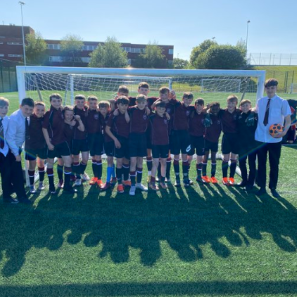 Image of Year 7 Football: An excellent evening of football for our Y7s as we won the A team and B team tournament at Unity Academy.