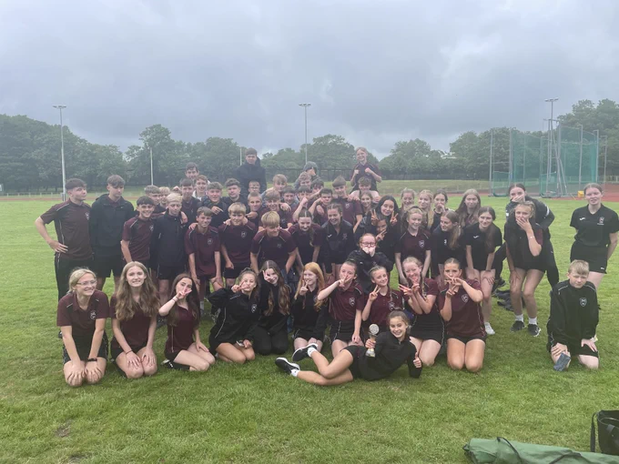 Image of Blackpool Town Sports: Many thanks to the PE staff that took 6 teams to Stanley Park for the annual Town Sports Blackpool Athletics competition on Friday.